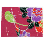  Japanse vogel en bloemkool Groot Cadeauzakje (Achterkant)