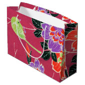  Japanse vogel en bloemkool Groot Cadeauzakje (Achterkant Gekanteld)