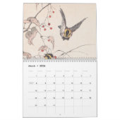 Japanse vogel- en bloemschilderingen 2026 kalender (Mar 2026)