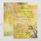  Japanse vogelweddenschap Kaart (Voorkant / Achterkant)