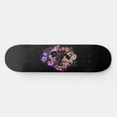 Japanse vrouw danst op bloemen Skateboard Deck (Horizontaal)