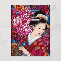 Japanse vrouw in Kimono