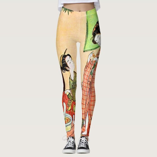 Japanse vrouwelijke Leggings (Voorkant)