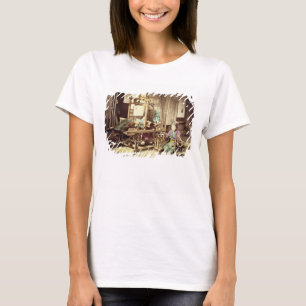 Japanse vrouwen die weven, c.1890 (met de hand gek t-shirt