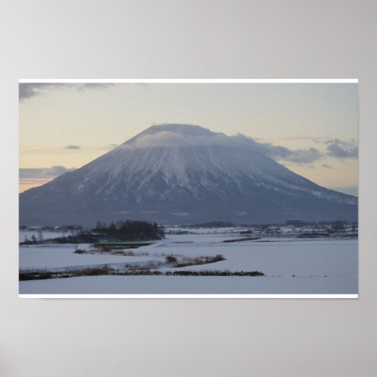 Japanse vulkaan poster (Voorkant)