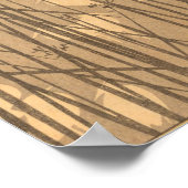 Japanse Wall Art Bamboo Poster (Hoek)