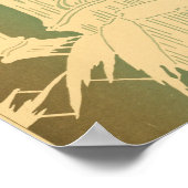 Japanse Wall Art Bamboo Poster (Hoek)