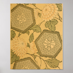  Japanse Wall Art Flowers Poster