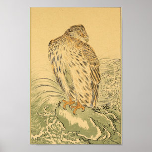  Japanse Wall Art Hawk Poster