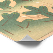 Japanse Wall Art Planten Poster (Hoek)