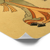 Japanse Wall Art Woman Poster (Hoek)