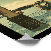  Japanse Wall Art Woman Poster (Hoek)