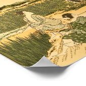  Japanse Wall Art Woman Poster (Hoek)