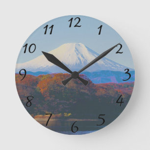Japanse wandklok ronde klok