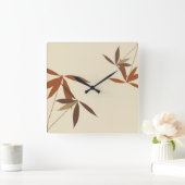 Japanse wandklok vierkante klok (Huis)