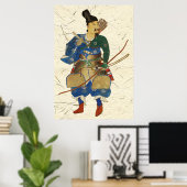 Japanse Warrior Archer Poster (Thuiskantoor)