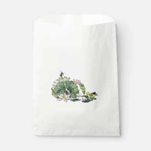 Japanse waterlelies en lotusbloemen bedankzakje