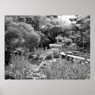 Japanse watertuin poster