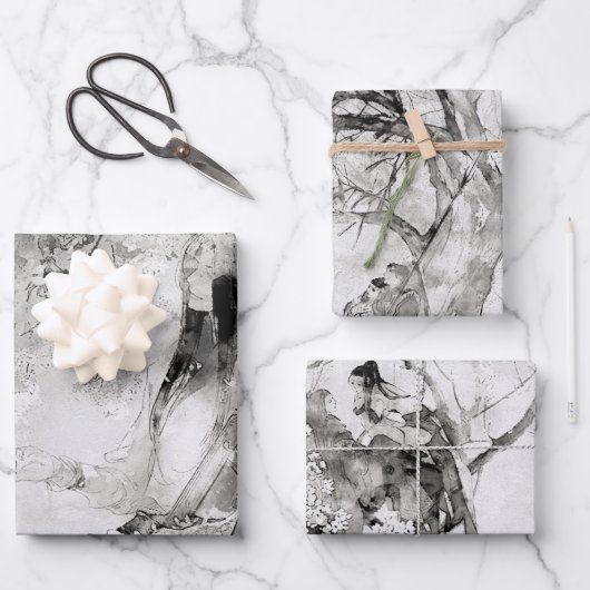  Japanse Waterverf Inpakpapier Vel (Voorkant)