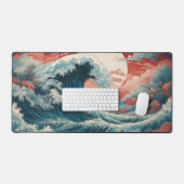 Japanse Waves Desk Mat (Keyboard & Muis)