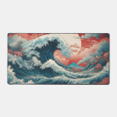 Japanse Waves Desk Mat (Voorkant)