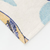 Japanse Waves Fleece Blanket Deken (Hoek)