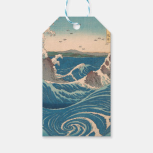 Japanse Waves Naruto Whirlpoolkunstwerk Cadeaulabel