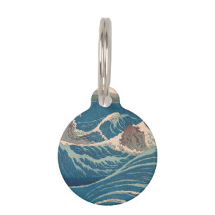 Japanse Waves Naruto Whirlpoolkunstwerk Huisdierpenning