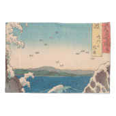 Japanse Waves Naruto Whirlpoolkunstwerk Kussensloop (Achterkant)