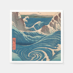 Japanse Waves Naruto Whirlpoolkunstwerk Servetten