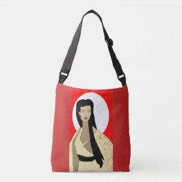 Japanse whiskers crossbody tas