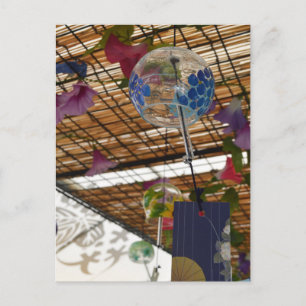 Japanse windmolens (fuurin) briefkaart