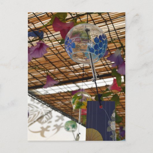 Japanse windmolens (fuurin) briefkaart (Voorkant)