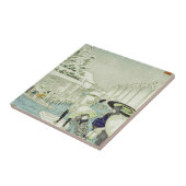 Japanse winter op waterbos Tegeltje (Zijkant)