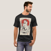 Japanse Witte Kitsune vos T-shirt (Voorkant volledig)