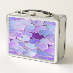 Japanse wolken, schemerlicht, Violet en diep Paars