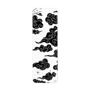 Japanse wolkenpatroon esthetiek etiket