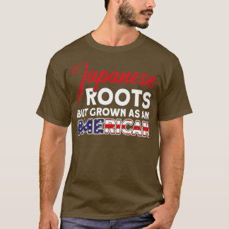 Japanse wortels, maar gegroeid als een Amerikaans T-shirt