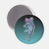 Japanse Yokai Cat- Schattigee Bakeneko Magneet (Voorkant / Achterkant)