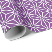 Japanse Yukata Jinbei Asanoha ayame Cadeaupapier (Rol Hoek)