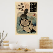 Japanse Zee Monster 海 坊 主, 国 芳 Poster (Keuken)