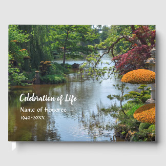 Japanse Zen Garden Celebration of Life Memorial Gastenboek