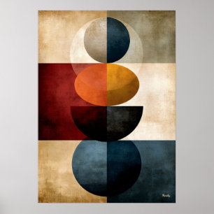 Japanse Zen Totemische Geometrische Abstracte Wand Poster