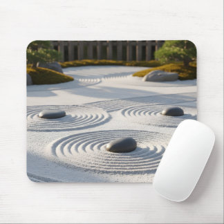 Japanse Zen Tuin Zand Kunst Meditatie Muismat