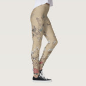 Japanse zomerbloemen leggings (Rechts)