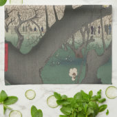 Japanse zonsopgang zonsondergang pruim landgoed bo theedoek (Gevouwen)