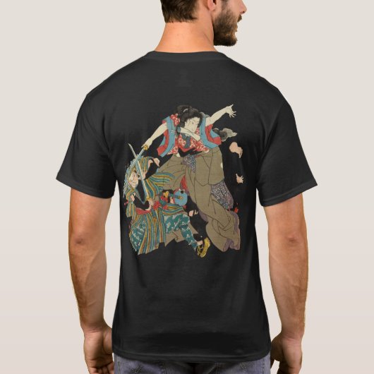 japanse zwaardvechter t-shirt (Achterkant)