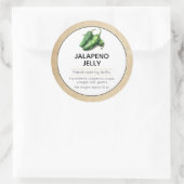 Japapeno Jelly Canning Jar Label (Tas)