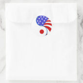 Japon USA Yinyang autocollant d'appel (Sac)
