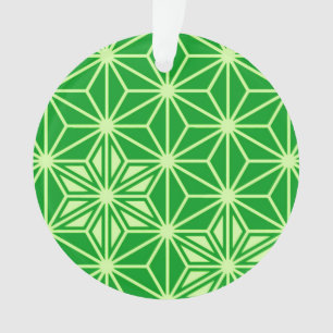 Japonais Asanoha motif - vert émeraude